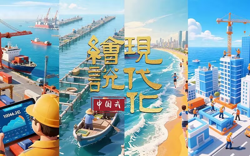 繪說(shuō)現(xiàn)代化丨潮起江海 向海圖強(qiáng)  